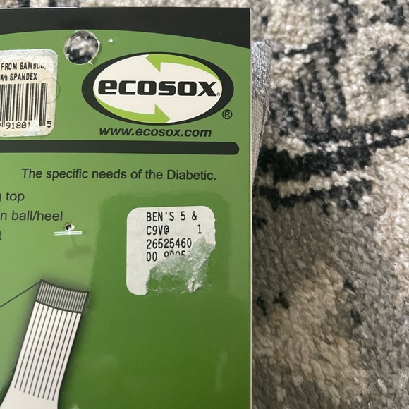 Viscose from Bamboo Diabetic Over the Calf Sock - Picture 2 of 5